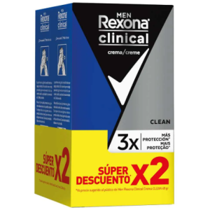 Rexona Desodorante Clinical Men 2 Frascos X 48 Gramos