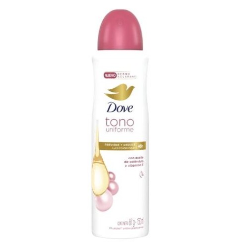 Dove Desodorante tono uniforme Aerosol Frasco X 150 Ml 