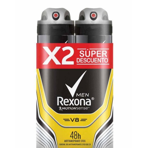 Rexona Desodorante Men Aerosol Oferta 2 Latas X 150 Ml c/u