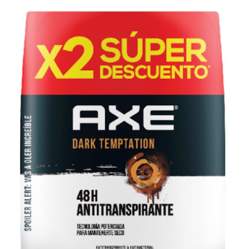 Axe Deo Aerosol Dark Ap Oferta 2 Frascos X 152 mililitros