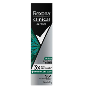 rexona men clinical antitranspirante aerosol intense fresh x 150 ml