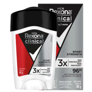 Rexona desodorante clinical sport stregth Barra X 48 Gramos