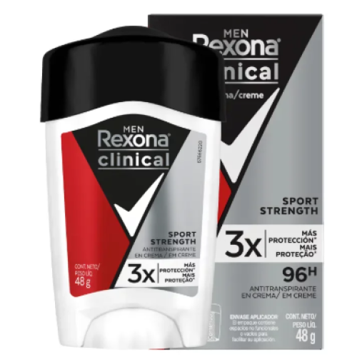 Rexona desodorante clinical sport stregth Barra X 48 Gramos