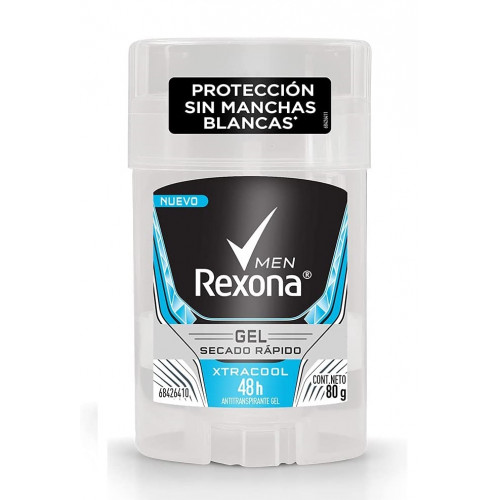 Rexona Gel Desodorante Men Xtracool Frasco X 80 Gramos