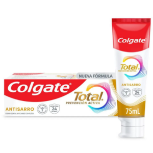 colgate crema dental total antisarro x 75ml