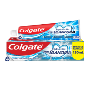 Colgate xtra blancura triple accion Crema dental Tubo X 150 Ml 
