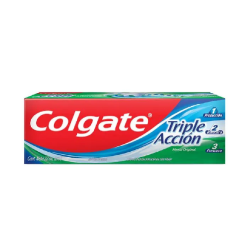 colgate crema dental triple acción x 22 ml