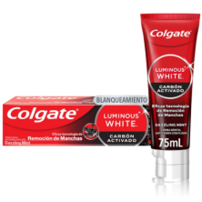 Colgate Luminous white carbon activado crema dental Tubo X 75 Ml 