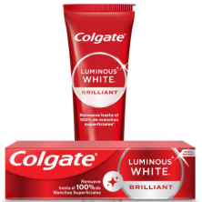 Colgate Luminous white Brilliant crema dental anticaries Tubo X 50 Ml 