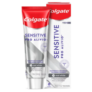 colgate crema dental pro alivio real white x 110 g