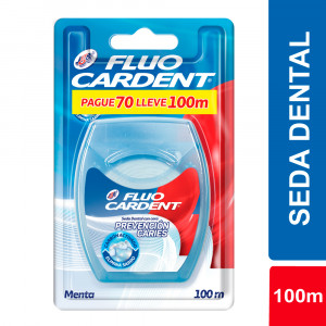 Seda Dental Fluocardent Prevención Caries Caja X 100 MT