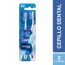 Cepillos Fluocardent Blancura Max Medio Pack X 2 Unidades 