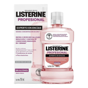listerine profesional experto encias x 250 ml