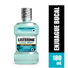 Listerine Cool Mint Zero Alcohol Frasco X 180 Ml 