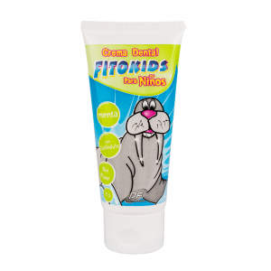 Crema dental Fito-kids Menta sin flúor Tubo X 75 Gramos 
