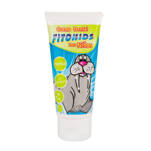 Crema dental Fito-kids Menta sin flúor Tubo X 75 Gramos 