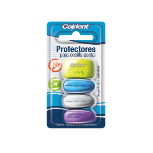 Protector para cepillo dental Universal PaqueteX 4 Unidades 