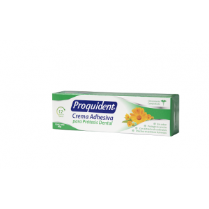 Proquident Crema adhesiva para prótesis dental sin sabor Tubo X 40 Gramos 