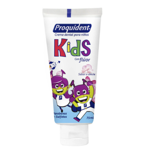 proquident crema dental kids con fluor x 75ml