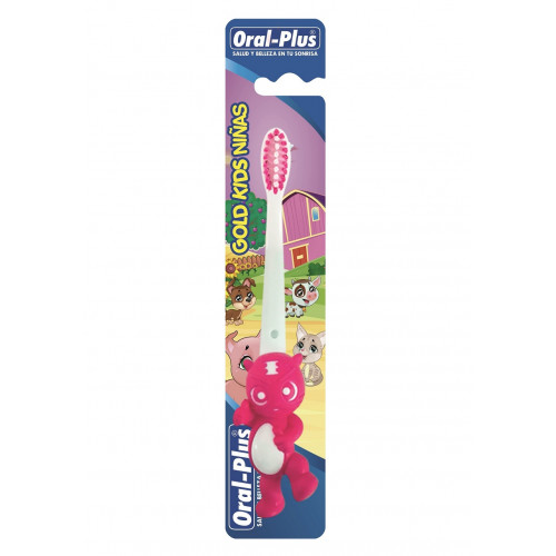 Oral-Plus Cepillo Gold Kids Niñas X 1 Unidad