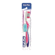 Oral-Plus 1 Cepillo Dental Cuidado Total Textura Media + 1 Protector 