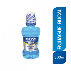 Oral-Plus Enjuague Bucal Flúor Frasco  X 300 ML