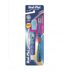 Oral-Plus Kit Dakota Textura Media X 1 Cepillo dental  + 1 Crema dental  30 Gramos +  Protector