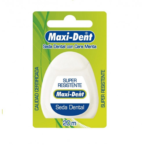 Oral-Plus Seda Dental con Cera Menta Caja X 20 Metros