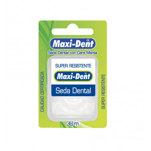 Oral-Plus Seda Dental Con Cera Menta Caja X 30 Metros