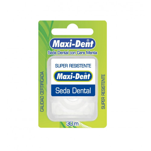 Oral-Plus Seda Dental Con Cera Menta Caja X 30 Metros