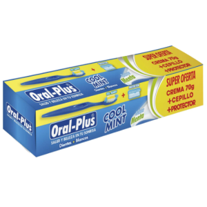 crema coolmint suave x 70 gr +cepillo dental + protector