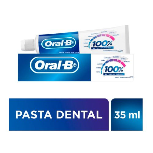 Oral-B Crema Dental 100% Tubo X 35 ML