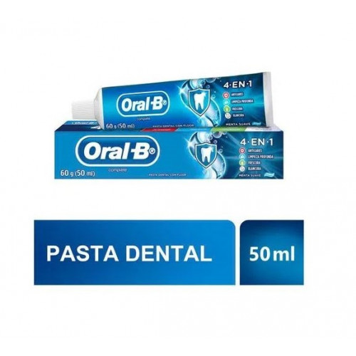 Oral-B Crema Dental Complete 4 en 1 Tubo X 50 ML