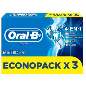 oral b crema dental complete 4-1 x 3 Und
