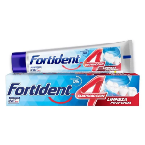 fortident crema dental limpieza profunda x 76 gr