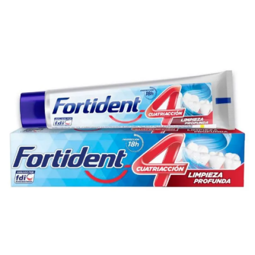 fortident crema dental limpieza profunda x 76 gr