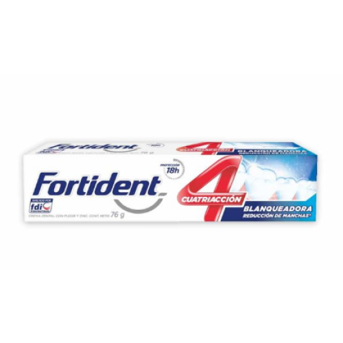 fortident crema dental blanqueadora x 76 gr