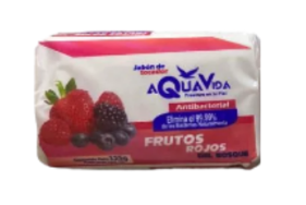 aquavida jabón tocador frutos rojos x 125 gr
