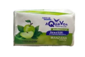 aquavida jabón tocador manzana x 125 gr
