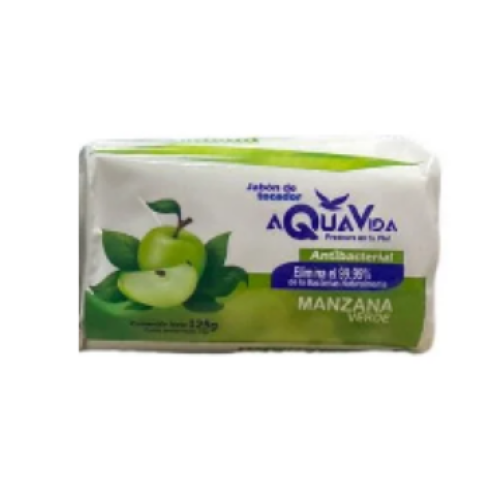 aquavida jabón tocador manzana x 125 gr