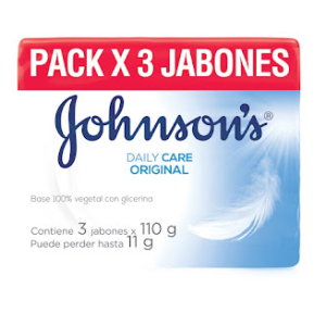J&J Jabón original Paquete X 3 Unidades (110 Gr)