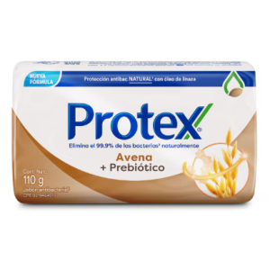 Protex avena + prebiótico jabón antibacterial Barra X 110 Gramos 