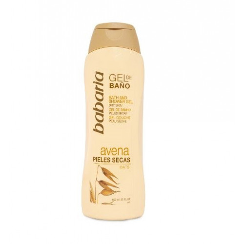 Babaria Gel de Baño Avena para Pieles Secas Frasco X 600 ML