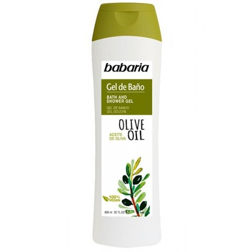 Gel de Baño Babaria Aceite de oliva Frasco X 600 Ml 