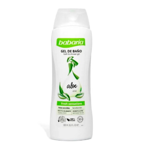 babaria gel de baño aloe Fresh frasco x 600 ml