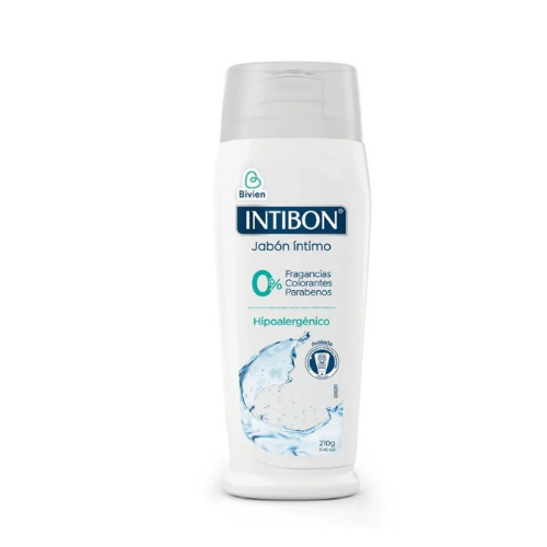 intibon 0% jabon intimo frasco x 210 gr