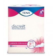 Lights by Tena Protectores Diarios largos con alas Caja X 50 Unidades 