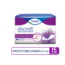 Lights by Tena Protectores Diarios Extra largos  Paquete X 15 Unidades 
