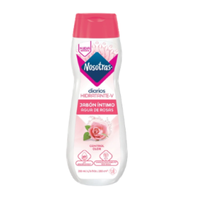 Nosotras Jabón Intimo Agua de Rosas Frasco X 200 ML