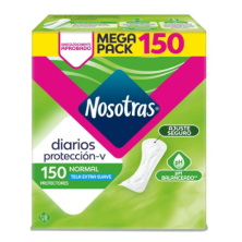 Nosotras Diarios Normal megapack Caja X 150 Unidades